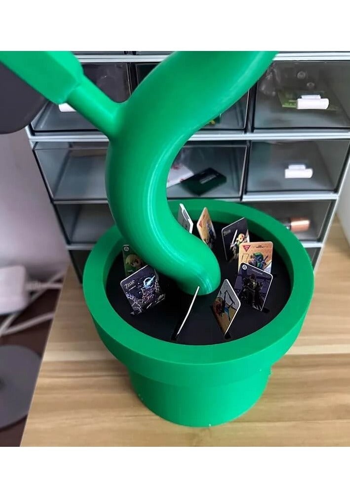 حامل نينتندو سويتش بتصميم نباتي – قاعدة لحفظ بطاقات الألعاب - Image 4